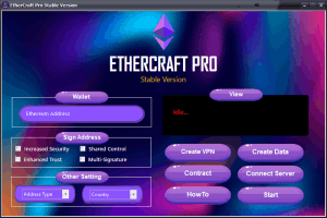 Ethercraft Pro Dashboard